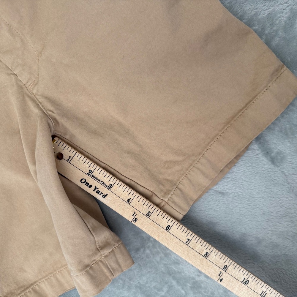 UNTUCKit Boys Tan Khaki Chino Shorts Pima Cotton Spandex Size 10‎ - Picture 10 of 10